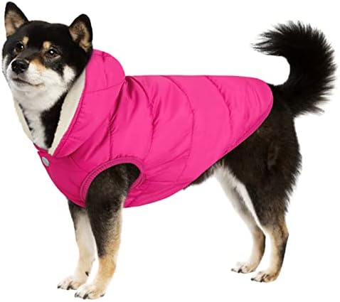 Палто за кучета, Зимно Яке За кучета ASENKU, Ветрозащитное Водонепроницаемое Зимно Палто За Кучета, Топла Жилетка