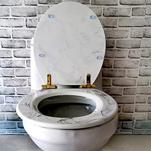 Капак за тоалетна с мраморна шарка от карбамидоформальдегидной смола WDBBY, Тип Универсална Буферна капак за тоалетна с
