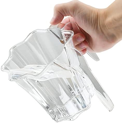 Пластмасова Чаша за миене на съдове YBM HOME във формата на Звезда с Двойна дръжка - Прозрачна BA454 Опаковка от 6 броя