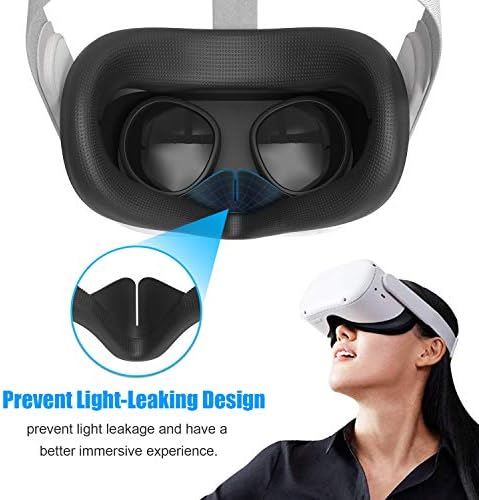 Силиконов калъф AMVR VR за слушалки Oculus Quest 2, който предпазва от Пот, Водоустойчив, Не Загрязняющий Промяна