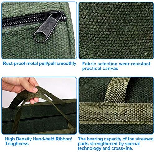 Чанта за инструменти LIXFDJ, Многофункционална чанта за съхранение на инструменти, Трайно на дъното, с цип, Работна чанта от дебело платно и с широко гърло за автомоби?