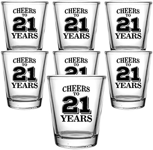 Veracco ви Поздравява по случай 21-та годишнина от Чаши за вино, Подарък За рожден Ден За Всеки, Който Обича да Пие