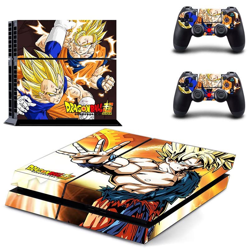Аниме Драго И VIP Балони son Goku, Зеленчуци, Супер Сайян Стикер на корицата на PS4 или PS5 За конзолата PlayStation 4 или 5
