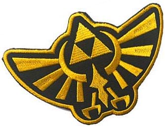 Нашивка с бродерия Zelda Hyrule Герб Wing Triforce Military Hook Loop Tactics Morale (color2)