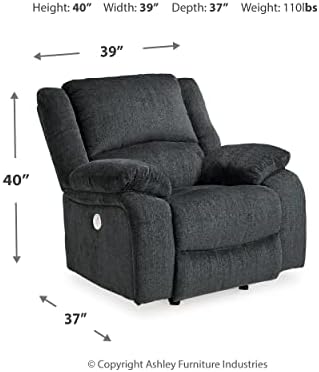 Корпоративна дизайн Ашли Дрейколл, модерно кресло-люлка с електрически люк, тъмно сиво