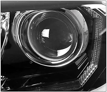 ZMAUTOPARTS led светлини за проектор с пързалка, черни, с 6сини DRL, Съвместими с -2023 Toyota Tacoma SR|SR5