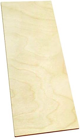 Незаконченная дървена табела за производство на декор за ръчна работа - 1 Опаковка Адаптивни брезови дъски - Правоъгълни
