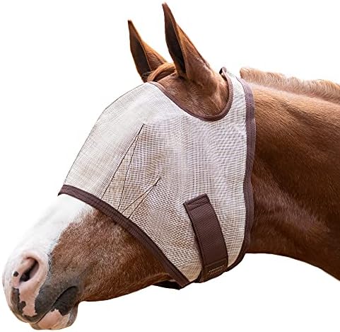 Окото покритие маска Kensington Fly Mask — Предпазва лицето и очите на коня от ухапвания и слънчевите лъчи, като същевременно
