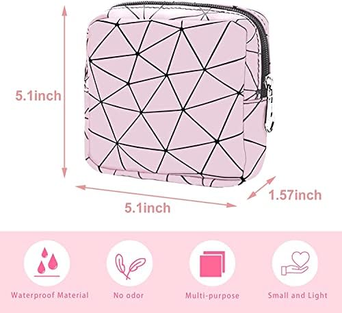 Чанта за съхранение на хигиенни Кърпички ZB.от скочат, Торбичка за купата на Менструална, Органайзер за козметика и хигиенни
