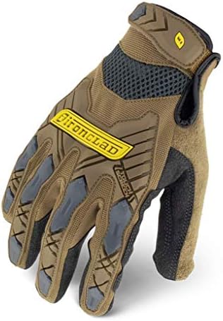 Ударни работни ръкавици IRONCLAD Command; Ръкавици за сензорен екран, водещ длан и пръсти за защита от удари, може да