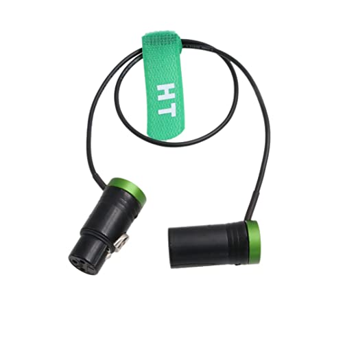 Аудио кабел HangTon Нископрофилен XLR 3-Пинов Конектор за Микрофонной Камера и Аудио устройствата, поддържани