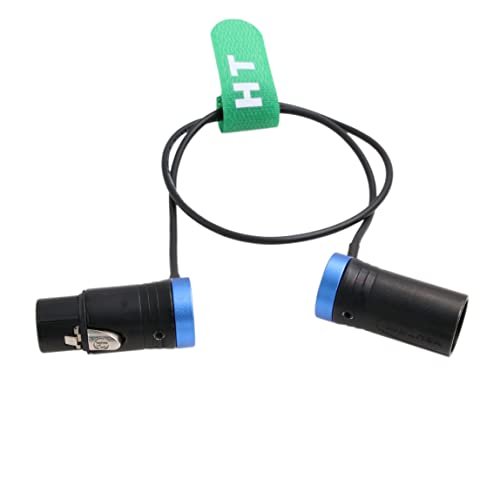 Аудио кабел HangTon Нископрофилен XLR 3-Пинов Конектор за Микрофонной Камера и Аудио устройствата, поддържани от
