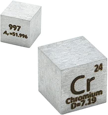 9 Кубчета плътност за изучаване на химия 0,39 Метален куб с маса плътност за събиране и обучение на Периодичната таблица Co