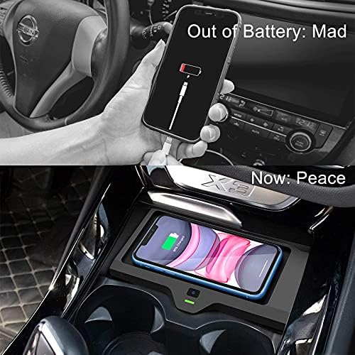Автомобилното Безжично Зарядно устройство CarQiWireless за Mercedes Benz C-Class GLC Аксесоари 2021-2015 BMW X3 G01 2018