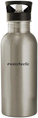 Подарък дрънкулки waterbeetle - Бутилка за вода от Неръждаема Стомана, 20 грама, Сребрист цвят