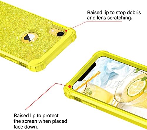 Калъф Rancase за iPhone XR, Трехслойная Сверхпрочная Противоударная Защита, Твърда Пластмасова Броня + Мек