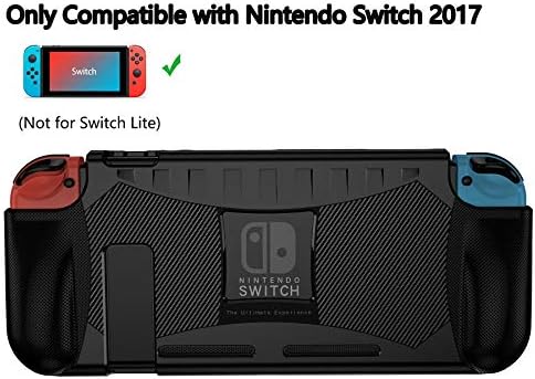 Jiarusig е Съвместим с корпус Nintendo Switch, Защитен калъф за ключ, Здрав е Тънък мек калъф за превключване с противоударным дизайн + защита от надраскване, съвместим с контр?