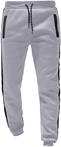 MIASHUI Сладки мъжки есенни и зимни улични модни свободни спортни панталони за джогинг, обикновена панталони
