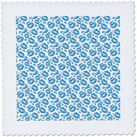 3дРоза Две Целувки, пред които е изправен модел Мальчишеских Сините устни - Квадрати стеганого одеяла (qs_357234_2)