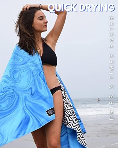 Комплект плажни кърпи ECCOSOPHY от микрофибър World Traveler.