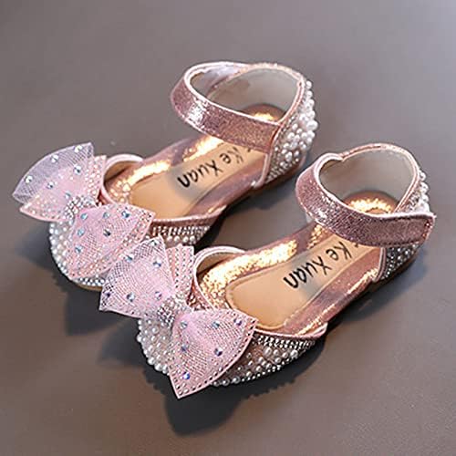 Обувки за малки момичета; Модерен пролетно-летни Сандали за момичета; Рокля за танци; Обувки принцеса с перлата на