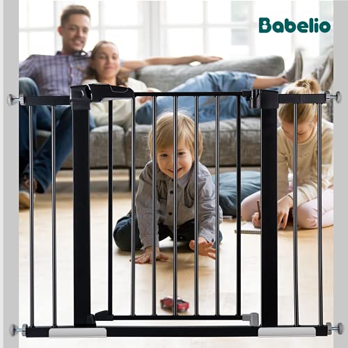 BABELIO 26-45,5 инча Лесна инсталация Сверхширокие метални детски врата, монтируемые под налягане, без пробиване, без инструменти,