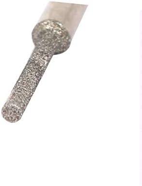 Съвет X-DREE 1,6 мм отвор за пробиване на 2,3 мм, Цилиндрична корона, Диамантени точка шлайфане бита 2 бр. (Punta de 1,6 мм, Puntas de 2.3 мм, Cabeza cilíndrica, Пунта монтада-en-диаманте, puntas de esm