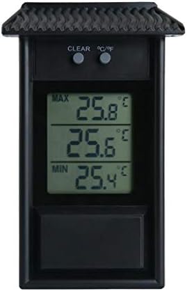 KLHHG Водоустойчив Дигитален Външен Термометър, Влагомер за Измерване на температурата и влажността на Хладилника