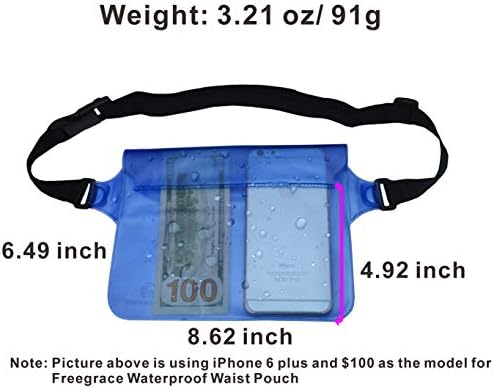 Водоустойчива чанта Freegrace с поясным каишка /калъф-футляром - Дръж телефона си и ценни неща в сухота и защита