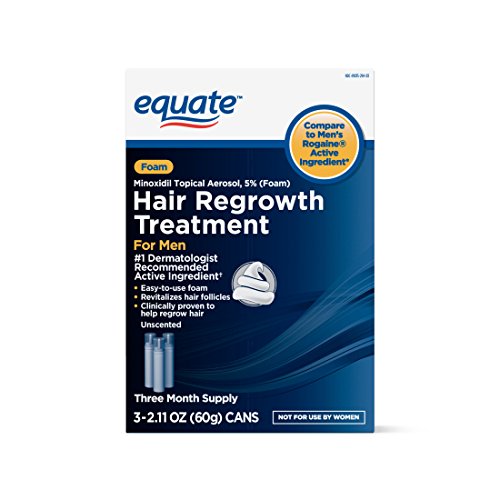 Equate - средство за възстановяване на косата за мъже, миноксидил 5%, пръски пяна за локално приложение,