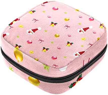Чанта за съхранение на Хигиенни Кърпички ORYUEKAN, Преносими Многократна употреба Менструални Тампони джоб, Чанта за Съхранение на Тампони за Жени и Момичета, на Колед
