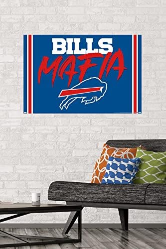 Тенденции на Международната NFL Бъфало Биллс - Плакат на Биллс Мафия На стената