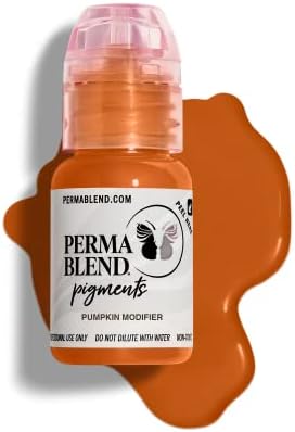 Perma Blend - Модификатор Тиква - Модификатор мастило за микроблейдинга - Професионални мастила за татуировки - Оранжево