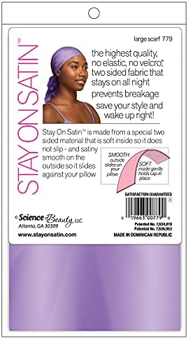 Останете на Атласном голям Квадратен шарфе за защита на косата по време на сън за жените - Различни цветове и шарки