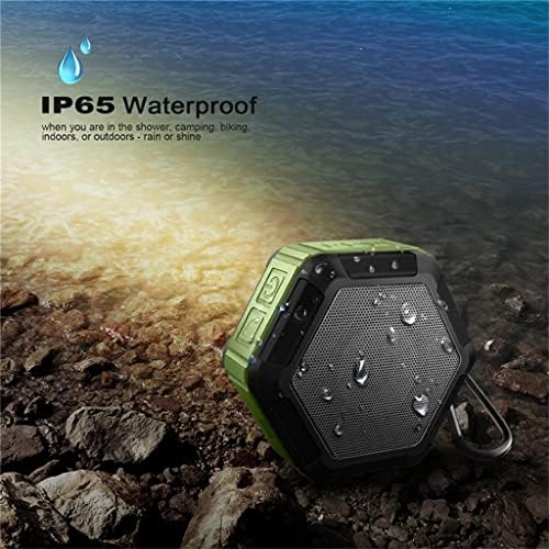 JHWSX Водоустойчив Bluetooth говорител за душ, Безжичен Преносим Външен говорител IP65 (Цвят: E)