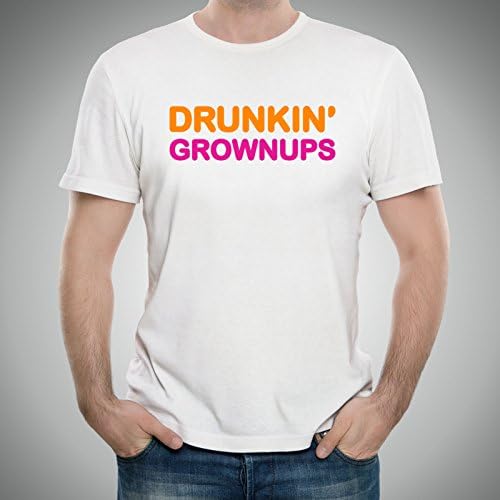 Пияни Възрастни - Забавно Пародийная Тениска За парти С Пончиками