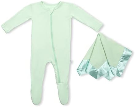 Зелени Детско Бамбуковое Защитно Одеяло и Комплект за Обувки 18-24 Месеца