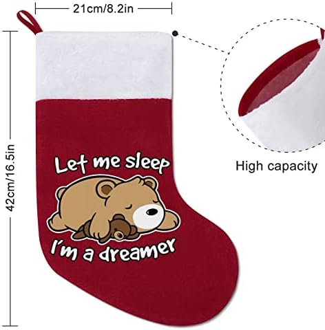 Спящи Мечета Коледни Чорапи, Коледни Чорапи Калъф За Дома Семеен Коледен Декор