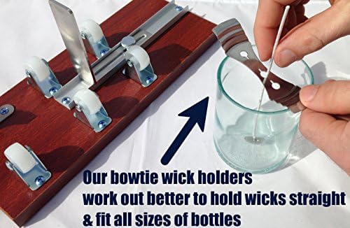 Комплект за направата на свещи САМ Портал Deluxe и принадлежности – с нож за стъклени бутилки за направата на свещи от винени
