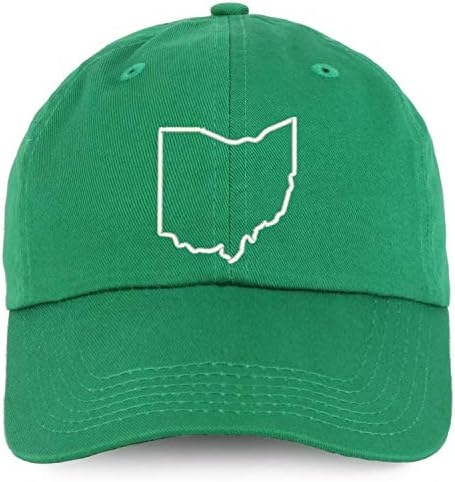Модерен Магазин Младежки облекла на Щата Охайо, Неструктурированная Памучен бейзболна шапка с Контури