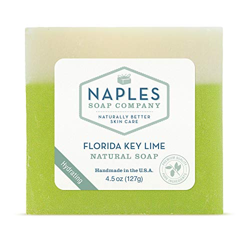 Част от сапун Naples Soap Company с натурално масло от шеа и маслиновото масло – Богат на антиоксиданти Парче сапун,