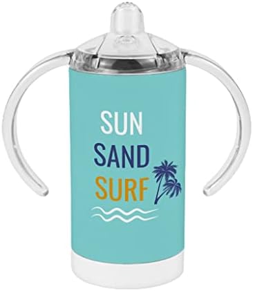 Sippy-Чаша За сърфиране със Слънчеви Пясък - Плажната Детска Sippy-Чаша - Лятна Детска Sippy-чаша