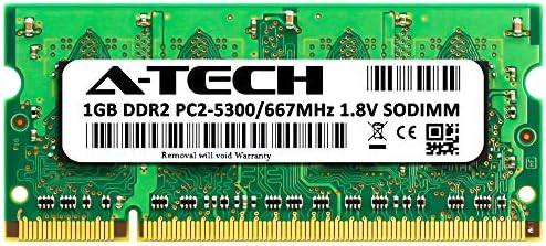 A-Tech 1 GB оперативна памет за нетбук ACER Aspire ONE ZG5 | DDR2 667mhz sodimm памет PC2-5300 200-Пинов Модул актуализации