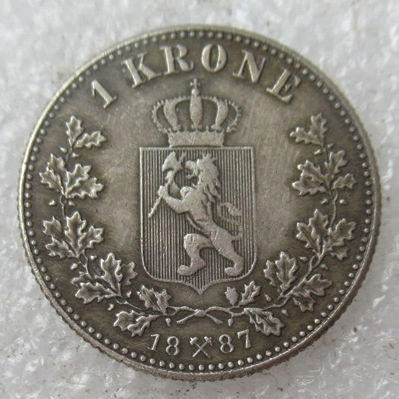 Норвегия 1 крон 1877-1904 7 Чуждестранни копия на възпоменателни монети