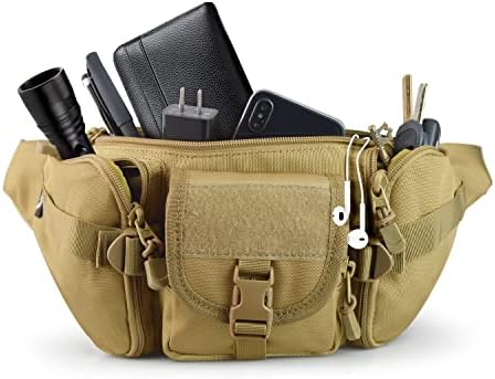 FRTKK Тактическа Поясная чанта, Военна Поясная чанта с Нашивкой Хартата на САЩ, Универсална Набедренная чанта с Регулируема