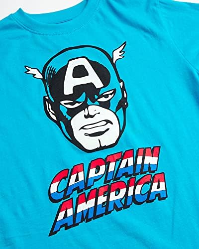 Тениски Marvel Отмъстителите за момчета от 4 комплекта – Спайдърмен, Хълк, Капитан Америка, Железният Човек, Тор (3T-16)