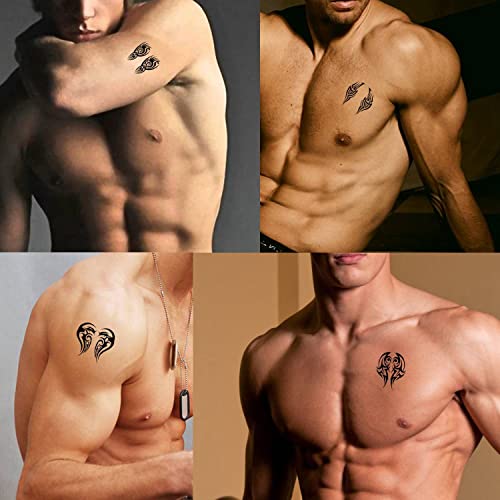 6 Листа Временна Татуировка Жените Възрастни Мъже Разплод Парти Сувенири Тялото На Лицето Ръкав Фалшиви Татуировки