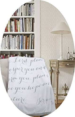 Еремия Хвърли едно одеяло от Свещеното Писание: защото аз знам Какви Планове имам за Теб. Флисовое Шерп-Вдъхновяващи Подарък
