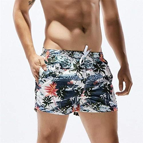 BuyBnK Мъжки Летни къси Панталони в Хавайски стил с кокосови палми
