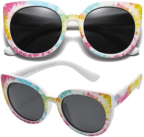 Слънчеви очила PolarSpex За момичета - Детски Поляризирани слънчеви очила,Слънчеви очила Cateye За деца